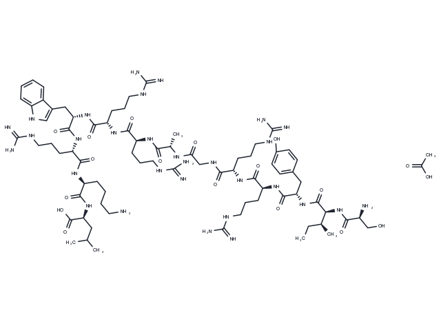 PKC ζ pseudosubstrate acetate Chemical Structure