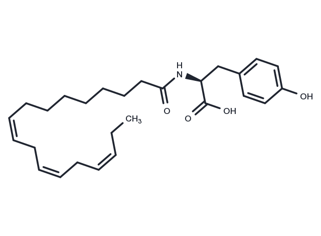 N-(α-Linolenoyl) Tyrosine Chemical Structure