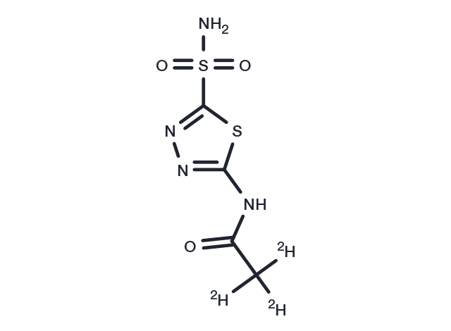 Acetazolamide-d3 Chemical Structure