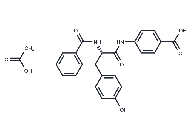 Bentiromide acetate Chemical Structure