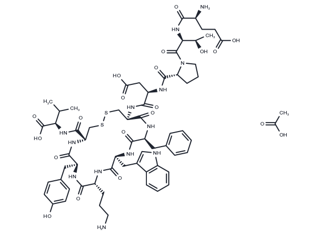 [Orn8]-Urotensin II acetate Chemical Structure