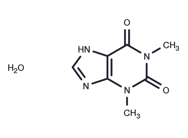 Theophylline monohydrate Chemical Structure