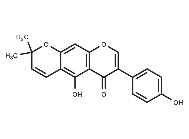 Alpinumisoflavone Chemical Structure
