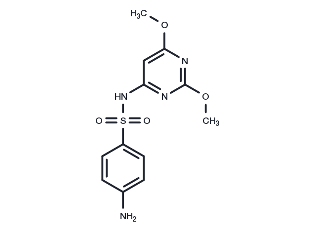 Sulfadimethoxine Chemical Structure