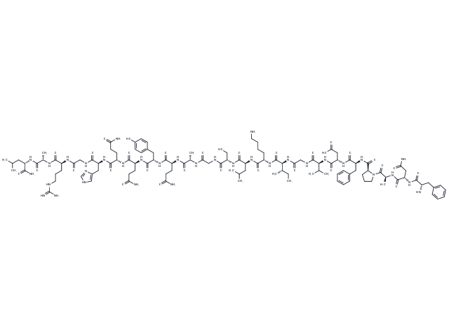 Obestatin (rat) acetate Chemical Structure