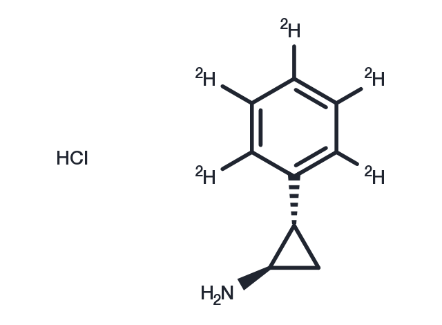 (rel)-Tranylcypromine D5 hydrochloride Chemical Structure