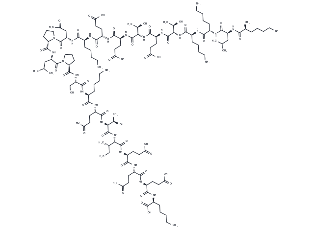 16-38-Thymosin β4 (cattle) Chemical Structure