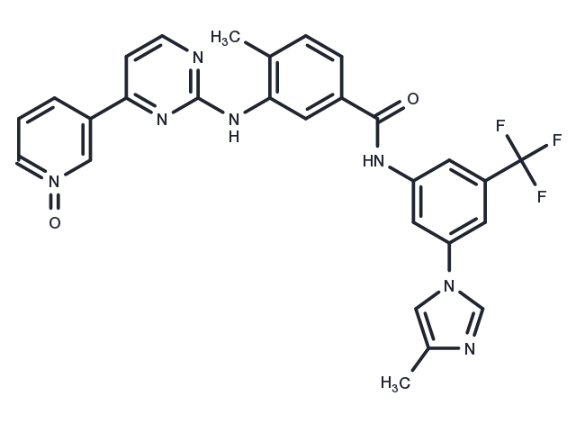 Nilotinib N-oxide Chemical Structure