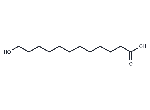 12-Hydroxydodecanoic acid Chemical Structure