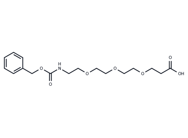 Cbz-NH-PEG3-C2-acid Chemical Structure