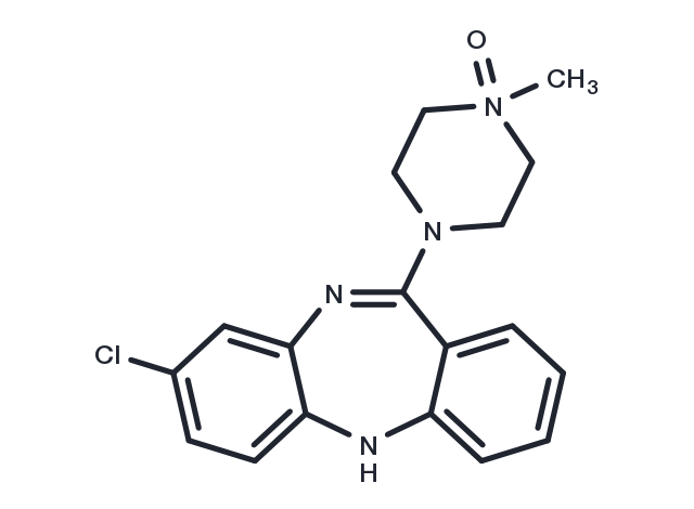 CLOZAPINE N-OXIDE Chemical Structure