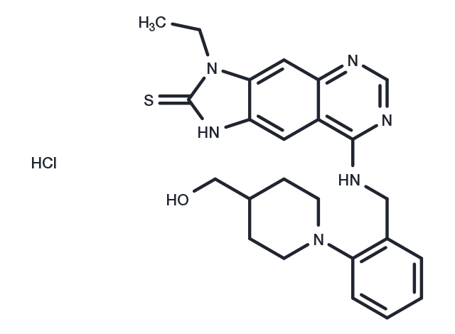 Thioquinapiperifil dihydrochloride Chemical Structure