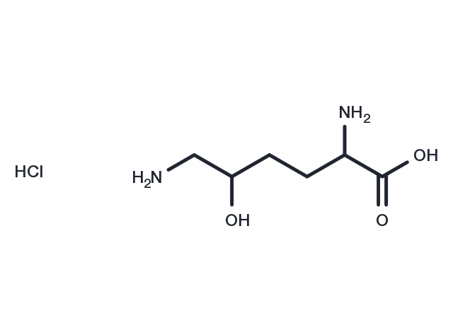 DL-5-Hydroxylysine hydrochloride Chemical Structure