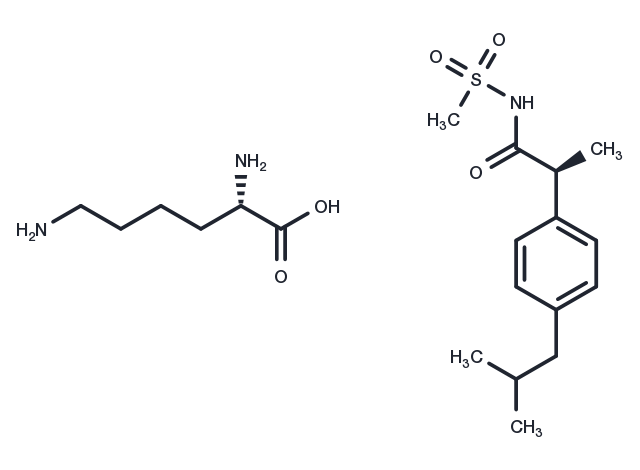Reparixin L-lysine salt Chemical Structure