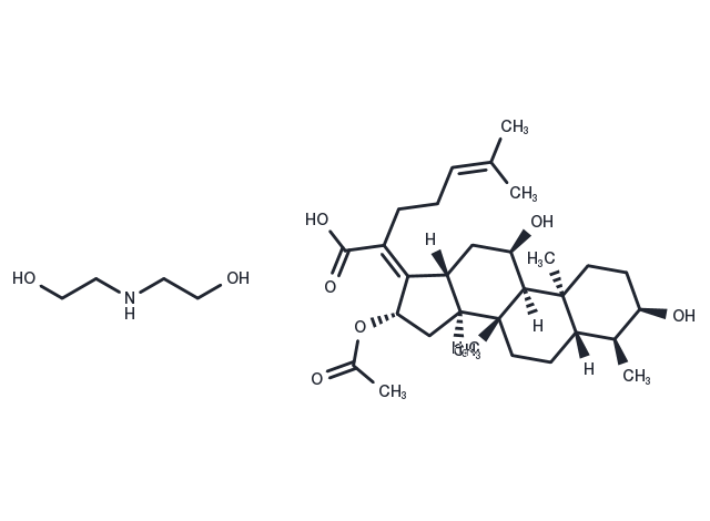 Diethanolamine Fusidate Chemical Structure