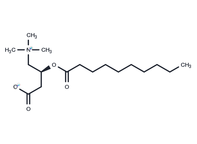 Decanoylcarnitine, (+)- Chemical Structure