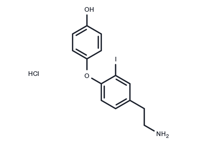 3-Iodothyronamine (hydrochloride) Chemical Structure