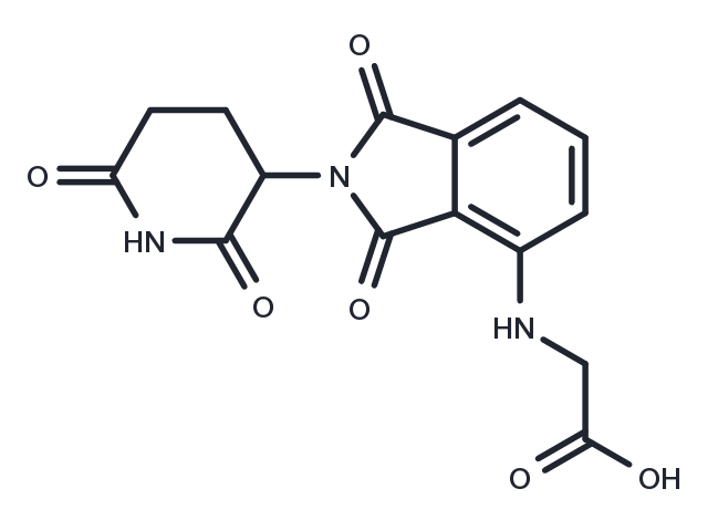 Thalidomide-NH-CH2-COOH Chemical Structure