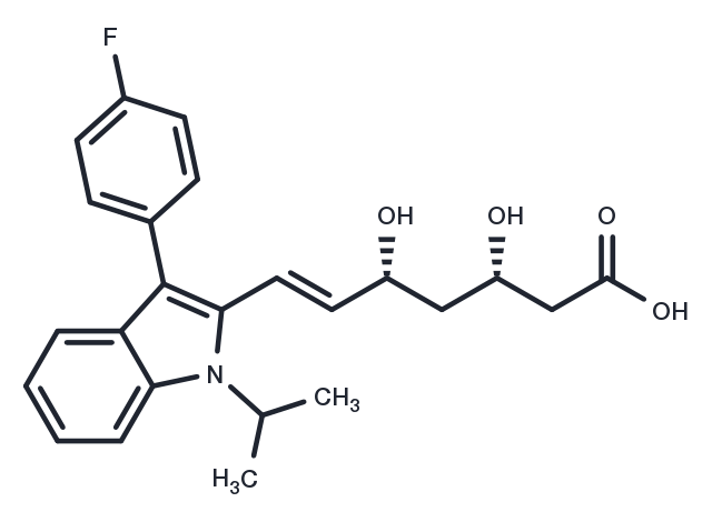 Fluvastatin Chemical Structure