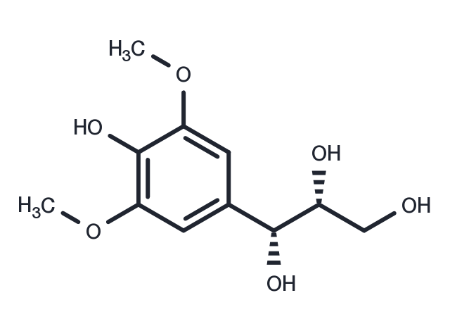 threo-1-C-Syringylglycerol Chemical Structure