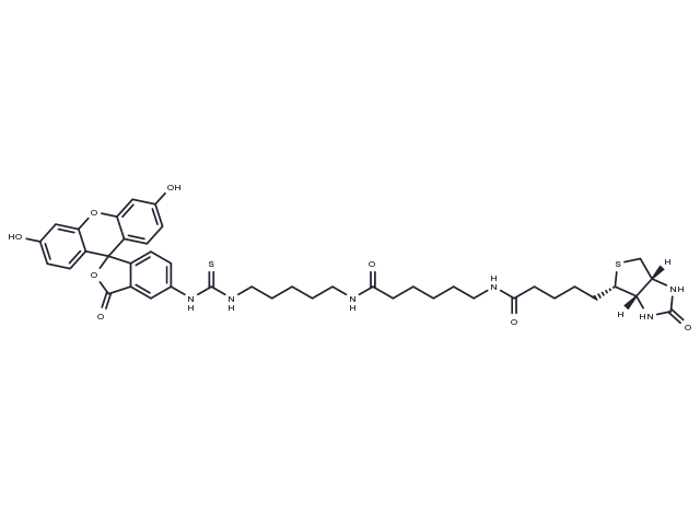 Fluorescein Biotin Chemical Structure