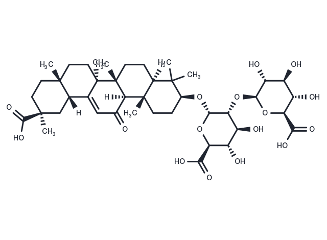 Glycyrrhizic acid Chemical Structure