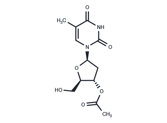 3’-O-Acetylthymidine Chemical Structure