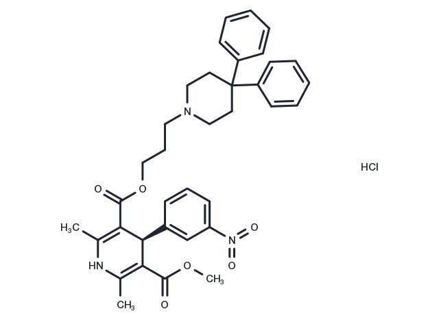 (S)-(+)-Niguldipine hydrochloride Chemical Structure