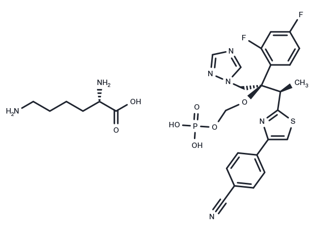Fosravuconazole monolysine Chemical Structure