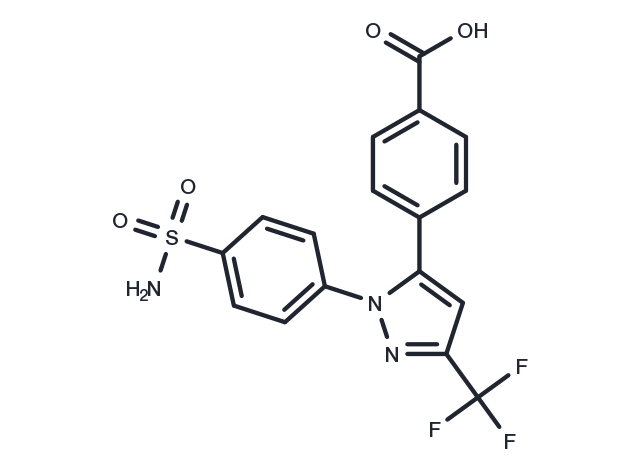 Celecoxib Carboxylic Acid Chemical Structure