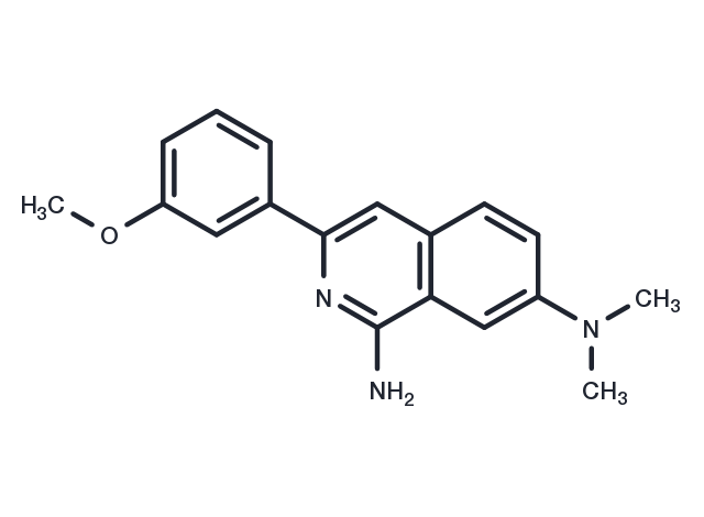 3-arylisoquinolinamine derivative Chemical Structure