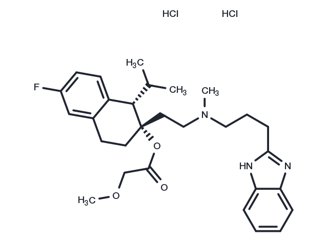 Mibefradil dihydrochloride Chemical Structure