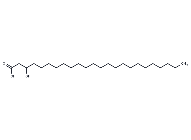 3-hydroxy Lignoceric Acid Chemical Structure
