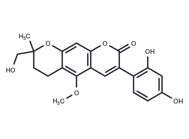 Licopyranocoumarin Chemical Structure