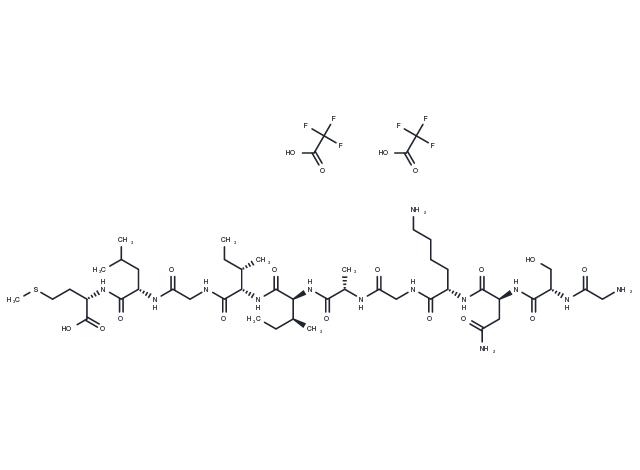 GSNKGAIIGLM(131602-53-4(free base)) Chemical Structure