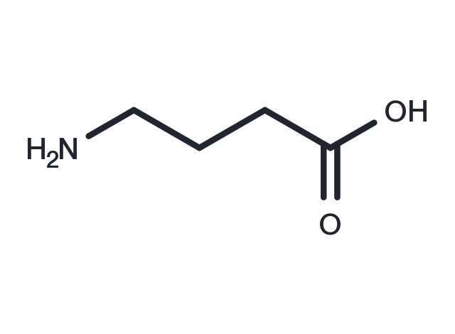 γ-Aminobutyric acid Chemical Structure