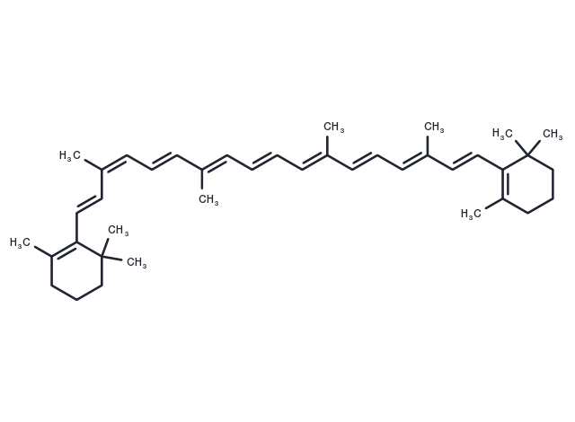 9-cis-β-Carotene Chemical Structure