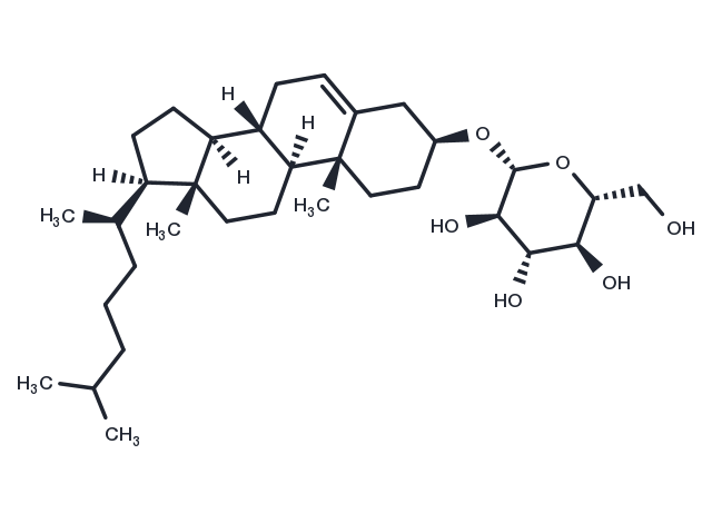 Cholesterol β-D-Glucoside Chemical Structure