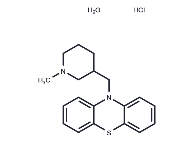 Mepazine hydrochloride monohydrate Chemical Structure