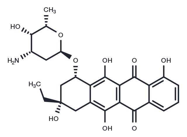 13-Deoxycarminomycin Chemical Structure