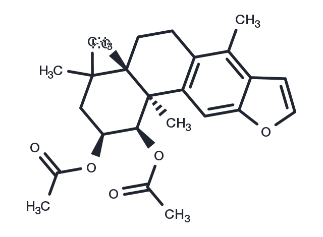 2-Acetoxy-3-deacetoxycaesaldekarin E Chemical Structure
