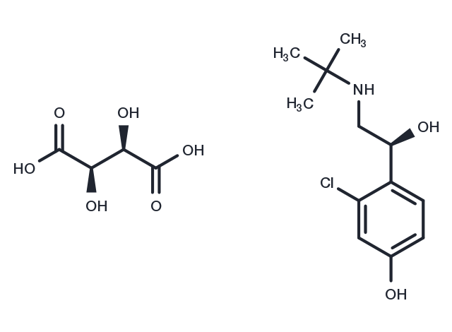Meluadrine tartrate Chemical Structure