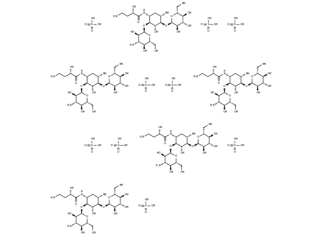 Amikacin sulfate Chemical Structure