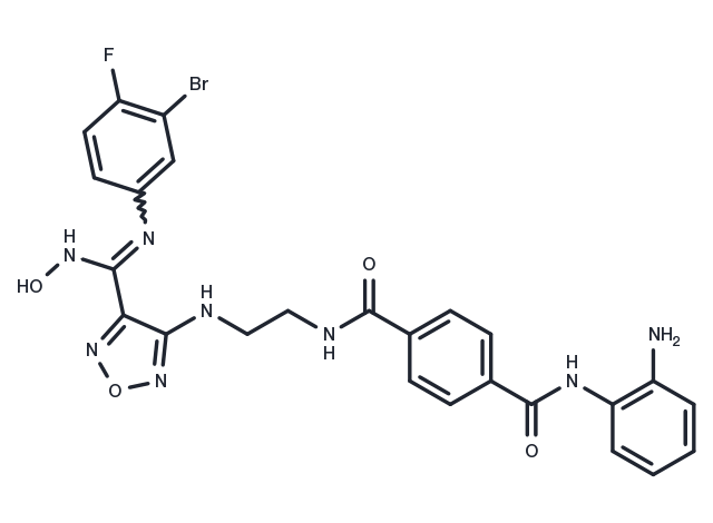 IDO1 and HDAC1 Inhibitor Chemical Structure