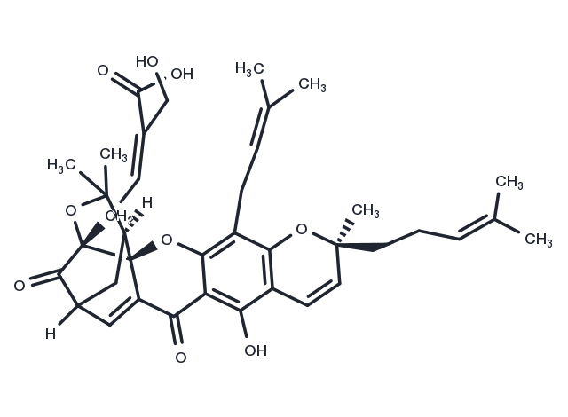 S-30-Hydroxygambogic acid Chemical Structure