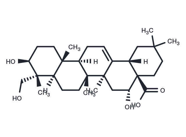 Caulophyllogenin Chemical Structure