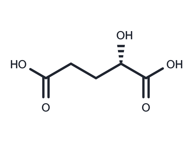 L-2-Hydroxyglutaric acid Chemical Structure