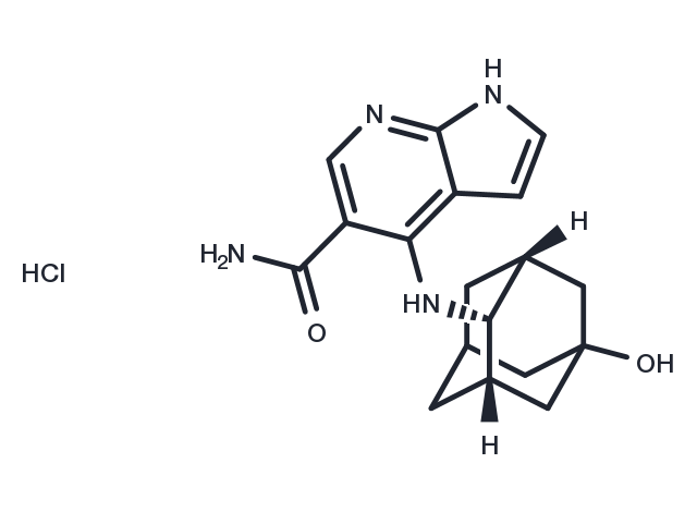 Peficitinib hydrochloride Chemical Structure