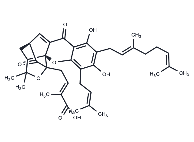 Isogambogenic acid Chemical Structure