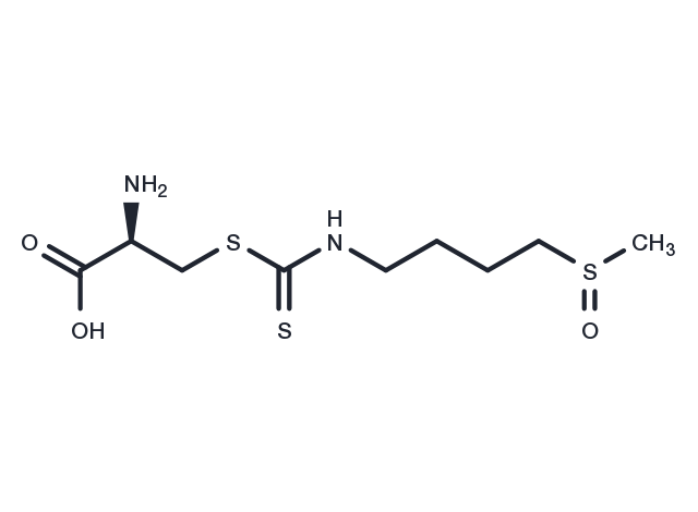 S-(N-Methylsulfinylbutylthiocarbamoyl)-L-cysteine Chemical Structure